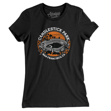 Candlestick Park Women's T-Shirt-Allegiant Goods Co. Vintage Sports Apparel