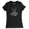 Laredo Bucks Women's T-Shirt-Black-Allegiant Goods Co. Vintage Sports Apparel