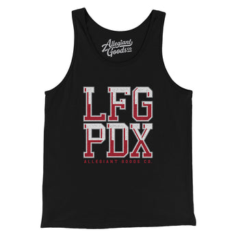 Lfg Pdx Men/Unisex Tank Top-Allegiant Goods Co. Vintage Sports Apparel