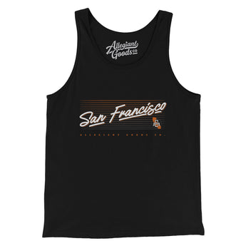 San Francisco Retro Men/Unisex Tank Top-Allegiant Goods Co. Vintage Sports Apparel