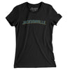 Jacksonville Varsity Women's T-Shirt-Black-Allegiant Goods Co. Vintage Sports Apparel