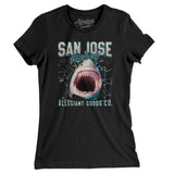San Jose Hockey Throwback Mascot Women's T-Shirt-Allegiant Goods Co. Vintage Sports Apparel