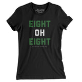 Honolulu 808 Area Code Women's T-Shirt-Black-Allegiant Goods Co. Vintage Sports Apparel