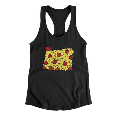Oregon Pizza State Women's Racerback Tank-Allegiant Goods Co. Vintage Sports Apparel
