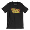 Montana Pizza State Men/Unisex T-Shirt-Black-Allegiant Goods Co. Vintage Sports Apparel