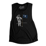 South Carolina Flag Moonman Women's Flowey Scoopneck Muscle Tank-Allegiant Goods Co. Vintage Sports Apparel