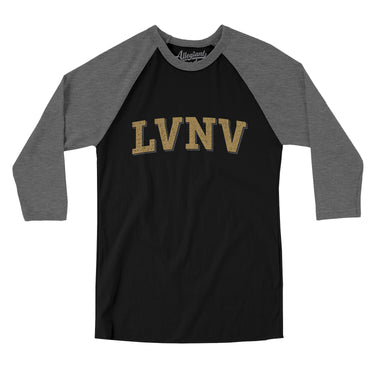 Lvnv Varsity Men/Unisex Raglan 3/4 Sleeve T-Shirt-Allegiant Goods Co. Vintage Sports Apparel