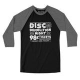 Disco Demolition Night Men/Unisex Raglan 3/4 Sleeve T-Shirt-Allegiant Goods Co. Vintage Sports Apparel