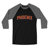 Phoenix Varsity Men/Unisex Raglan 3/4 Sleeve T-Shirt-Allegiant Goods Co. Vintage Sports Apparel