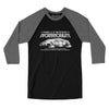 Hollywood Sportatorium Men/Unisex Raglan 3/4 Sleeve T-Shirt-Black|Deep Heather-Allegiant Goods Co. Vintage Sports Apparel