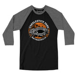 Candlestick Park Men/Unisex Raglan 3/4 Sleeve T-Shirt-Allegiant Goods Co. Vintage Sports Apparel