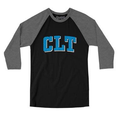 Clt Varsity Men/Unisex Raglan 3/4 Sleeve T-Shirt-Allegiant Goods Co. Vintage Sports Apparel