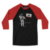 California Flag Moonman Men/Unisex Raglan 3/4 Sleeve T-Shirt-Black|Red-Allegiant Goods Co. Vintage Sports Apparel