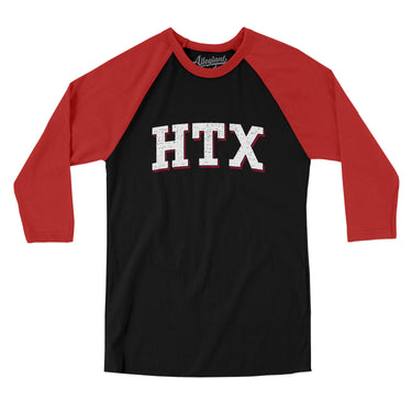Htx Varsity Men/Unisex Raglan 3/4 Sleeve T-Shirt-Allegiant Goods Co. Vintage Sports Apparel
