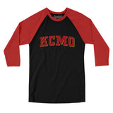Kcmo Varsity Men/Unisex Raglan 3/4 Sleeve T-Shirt-Allegiant Goods Co. Vintage Sports Apparel