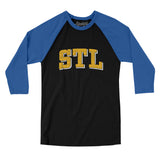 Stl Varsity Men/Unisex Raglan 3/4 Sleeve T-Shirt-Allegiant Goods Co. Vintage Sports Apparel