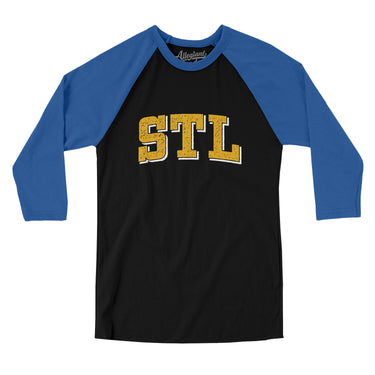 Stl Varsity Men/Unisex Raglan 3/4 Sleeve T-Shirt-Allegiant Goods Co. Vintage Sports Apparel