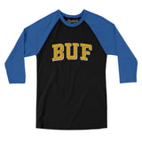 BUF Varsity Men/Unisex Raglan 3/4 Sleeve T-Shirt-Allegiant Goods Co. Vintage Sports Apparel