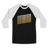 Pittsburgh Vintage Repeat Men/Unisex Raglan 3/4 Sleeve T-Shirt-Black|White-Allegiant Goods Co. Vintage Sports Apparel