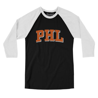 Phl Varsity Men/Unisex Raglan 3/4 Sleeve T-Shirt-Allegiant Goods Co. Vintage Sports Apparel