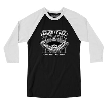 Comiskey Park Men/Unisex Raglan 3/4 Sleeve T-Shirt-Allegiant Goods Co. Vintage Sports Apparel