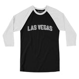 Las Vegas Varsity Men/Unisex Raglan 3/4 Sleeve T-Shirt-Allegiant Goods Co. Vintage Sports Apparel