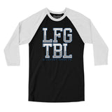 Lfg Tbl Men/Unisex Raglan 3/4 Sleeve T-Shirt-Allegiant Goods Co. Vintage Sports Apparel