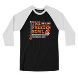 The Freezer Bowl Men/Unisex Raglan 3/4 Sleeve T-Shirt-Allegiant Goods Co. Vintage Sports Apparel