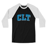 Clt Varsity Men/Unisex Raglan 3/4 Sleeve T-Shirt-Allegiant Goods Co. Vintage Sports Apparel