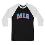Mia Varsity Men/Unisex Raglan 3/4 Sleeve T-Shirt-Allegiant Goods Co. Vintage Sports Apparel