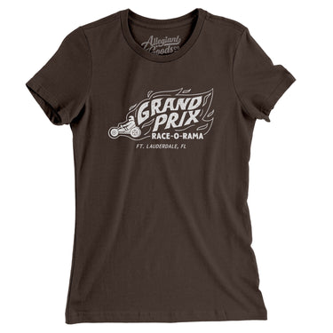 Grand Prix Race-O-Rama Women's T-Shirt-Allegiant Goods Co. Vintage Sports Apparel
