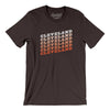 Cleveland Vintage Repeat Men/Unisex T-Shirt-Brown-Allegiant Goods Co. Vintage Sports Apparel