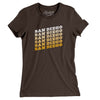 San Diego Vintage Repeat Women's T-Shirt-Brown-Allegiant Goods Co. Vintage Sports Apparel