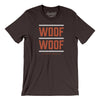 Woof Woof Men/Unisex T-Shirt-Brown-Allegiant Goods Co. Vintage Sports Apparel