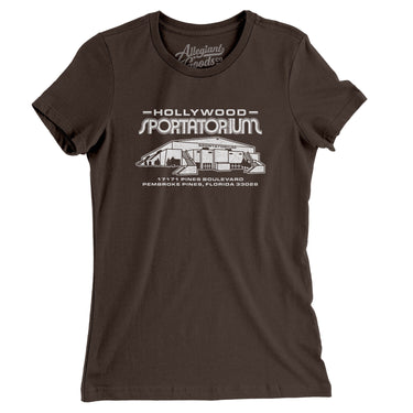 Hollywood Sportatorium Women's T-Shirt-Allegiant Goods Co. Vintage Sports Apparel