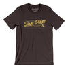 San Diego Retro Men/Unisex T-Shirt-Brown-Allegiant Goods Co. Vintage Sports Apparel