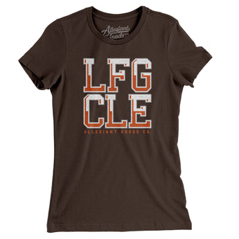 Lfg Cle Women's T-Shirt-Allegiant Goods Co. Vintage Sports Apparel