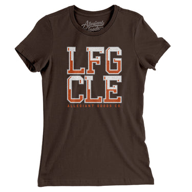 Lfg Cle Women's T-Shirt-Allegiant Goods Co. Vintage Sports Apparel