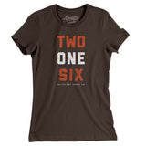 Cleveland 216 Women's T-Shirt-Allegiant Goods Co. Vintage Sports Apparel