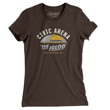 Pittsburgh Civic Arena Women's T-Shirt-Allegiant Goods Co. Vintage Sports Apparel