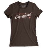 Cleveland Retro Women's T-Shirt-Allegiant Goods Co. Vintage Sports Apparel
