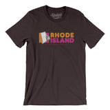Rhode Island Coffee Men/Unisex T-Shirt-Allegiant Goods Co. Vintage Sports Apparel