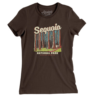 Sequoia National Park Women's T-Shirt-Allegiant Goods Co. Vintage Sports Apparel