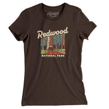 Redwood National Park Women's T-Shirt-Allegiant Goods Co. Vintage Sports Apparel