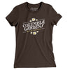 Columbia Gardens Amusement Park Women's T-Shirt-Brown-Allegiant Goods Co. Vintage Sports Apparel