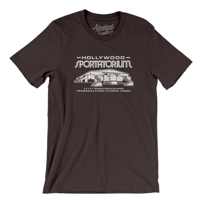 Hollywood Sportatorium Men/Unisex T-Shirt-Brown-Allegiant Goods Co. Vintage Sports Apparel