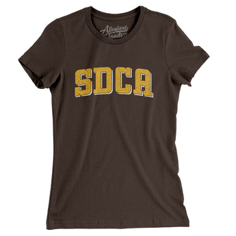 Sdca Varsity Women's T-Shirt-Allegiant Goods Co. Vintage Sports Apparel