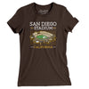 San Diego Stadium Women's T-Shirt-Brown-Allegiant Goods Co. Vintage Sports Apparel