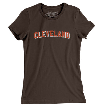 Cleveland Varsity Women's T-Shirt-Allegiant Goods Co. Vintage Sports Apparel