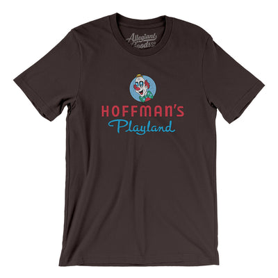 Hoffmans Playland Amusement Park Men/Unisex T-Shirt-Brown-Allegiant Goods Co. Vintage Sports Apparel